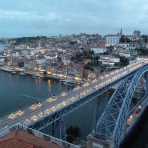 Porto & Ponte D.Luis I from Mosteiro da Serra do Pilar