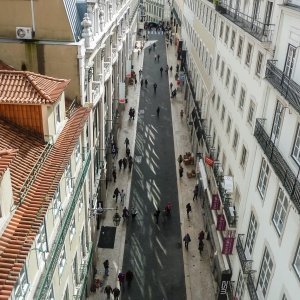 Lisboa from Elevador de Santa Justa