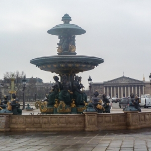 La fontaine des Fleuves, Place de la Concorde