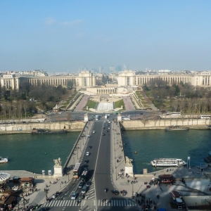 Trocadero from Tour Eiffel - 1st floor