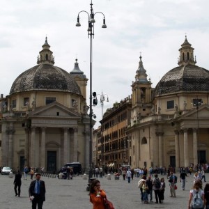 Δίδυμες εκκλησίες - Piazza del Popolo