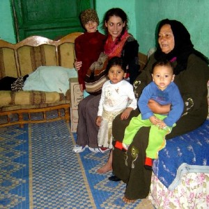 With a family at the City of the Dead