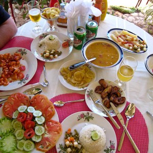 Cuba - Casas food