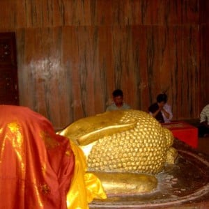 The Lying Budha (India, Kushinagar)
