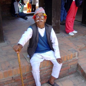 Wise Man at Khumari Palace (Nepal, Kathmandu)