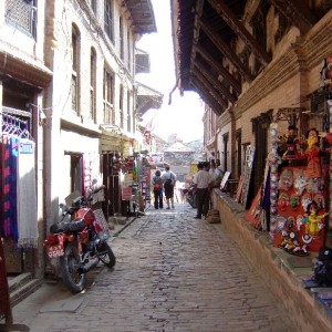 Alley in Bakhtapur (Nepal, Kathmandu)