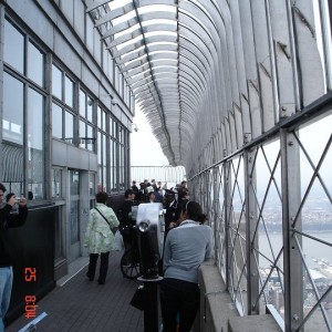 Στο Observation deck του Empire State Building