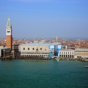 Η θέα από το καμπαναριό..Basilica Di San Giorgio Maggiore