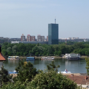 Η θέα από το φρούριο Kalemegdan