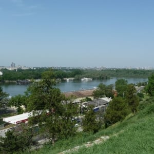 Η θέα από το φρούριο Kalemegdan