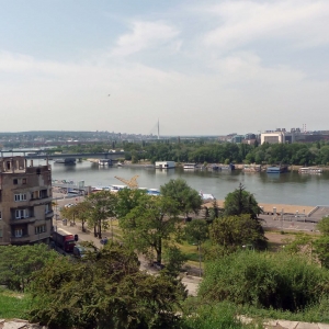 Η θέα από το φρούριο Kalemegdan