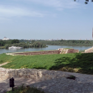 Η θέα από το φρούριο Kalemegdan