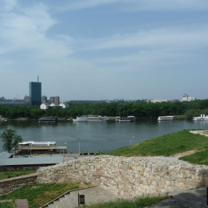 Η θέα από το φρούριο Kalemegdan