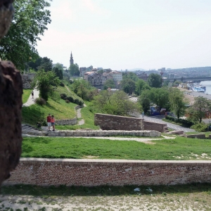 Η θέα από το φρούριο Kalemegdan