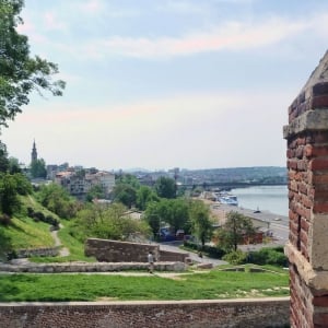 Η θέα από το φρούριο Kalemegdan