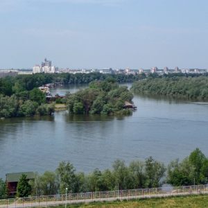 Η θέα από το φρούριο Kalemegdan