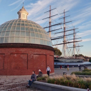 Cutty Sark & foot tunnel - Greenwich