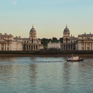 Greenwich University from Island Gardens