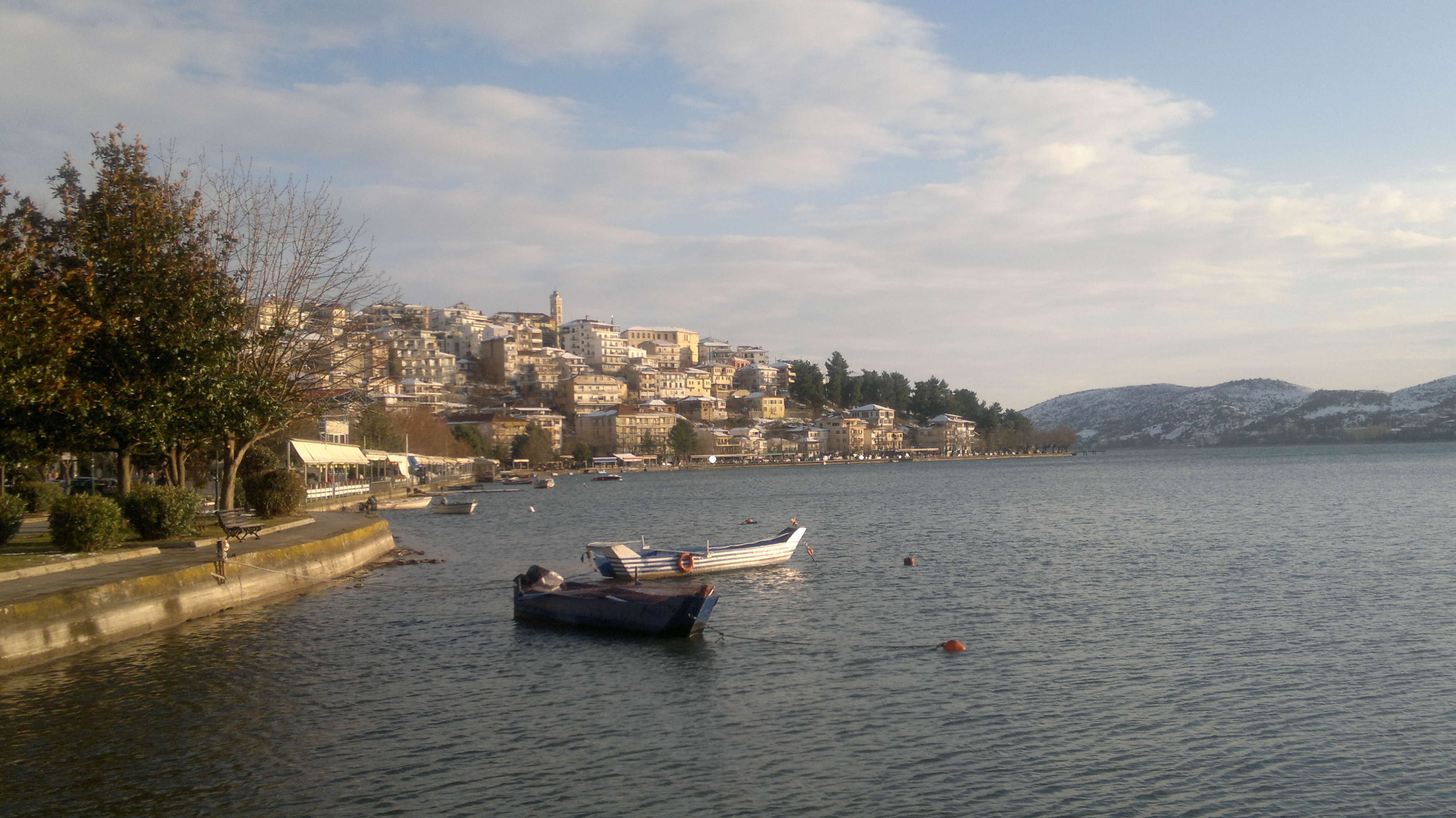 Άποψη της Λίμνης της Καστοριάς