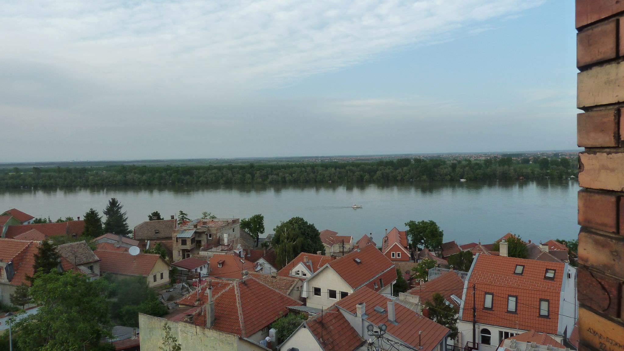 Η θέα από τον Πύργο της χιλιετίας, Gardoš - Zemun