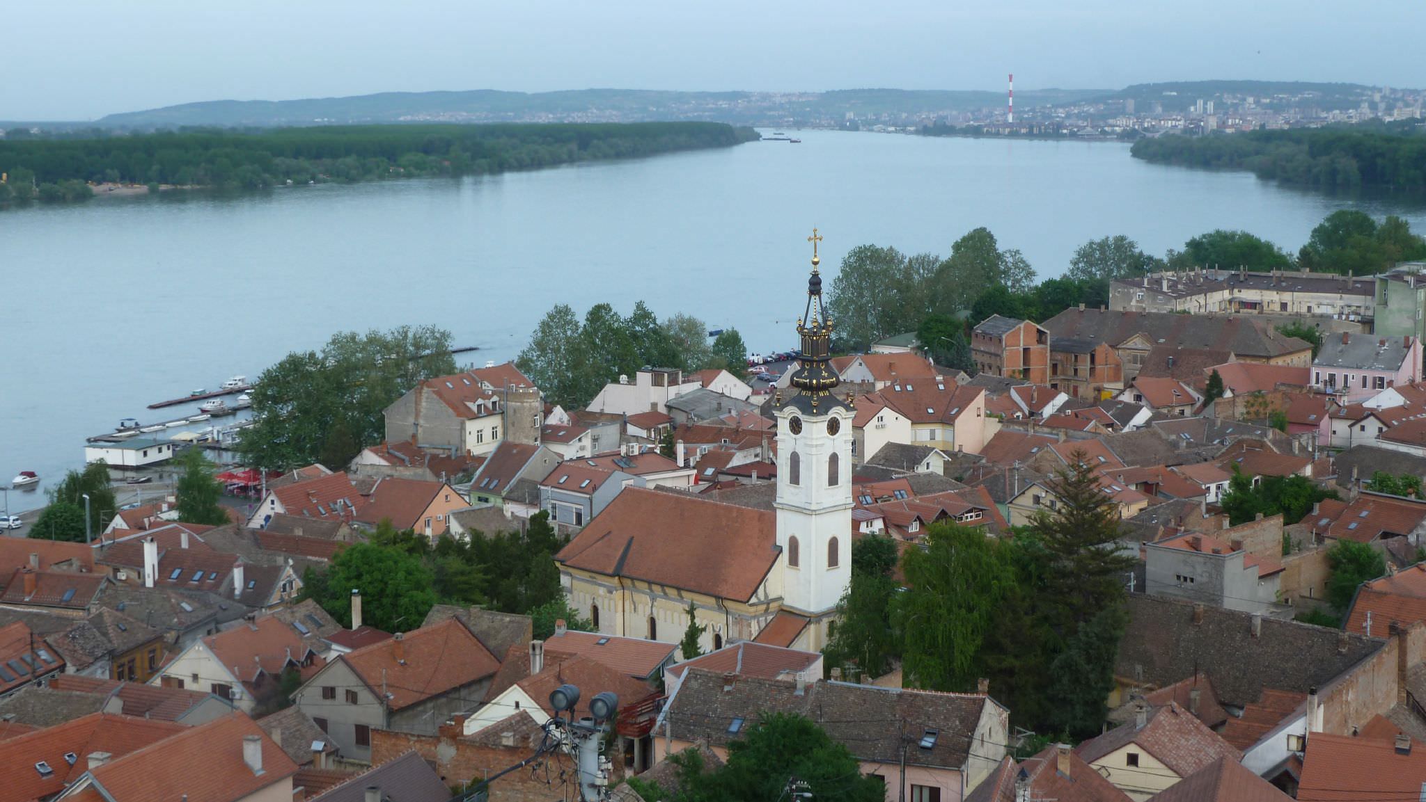 Η θέα από τον Πύργο της χιλιετίας, Gardoš - Zemun