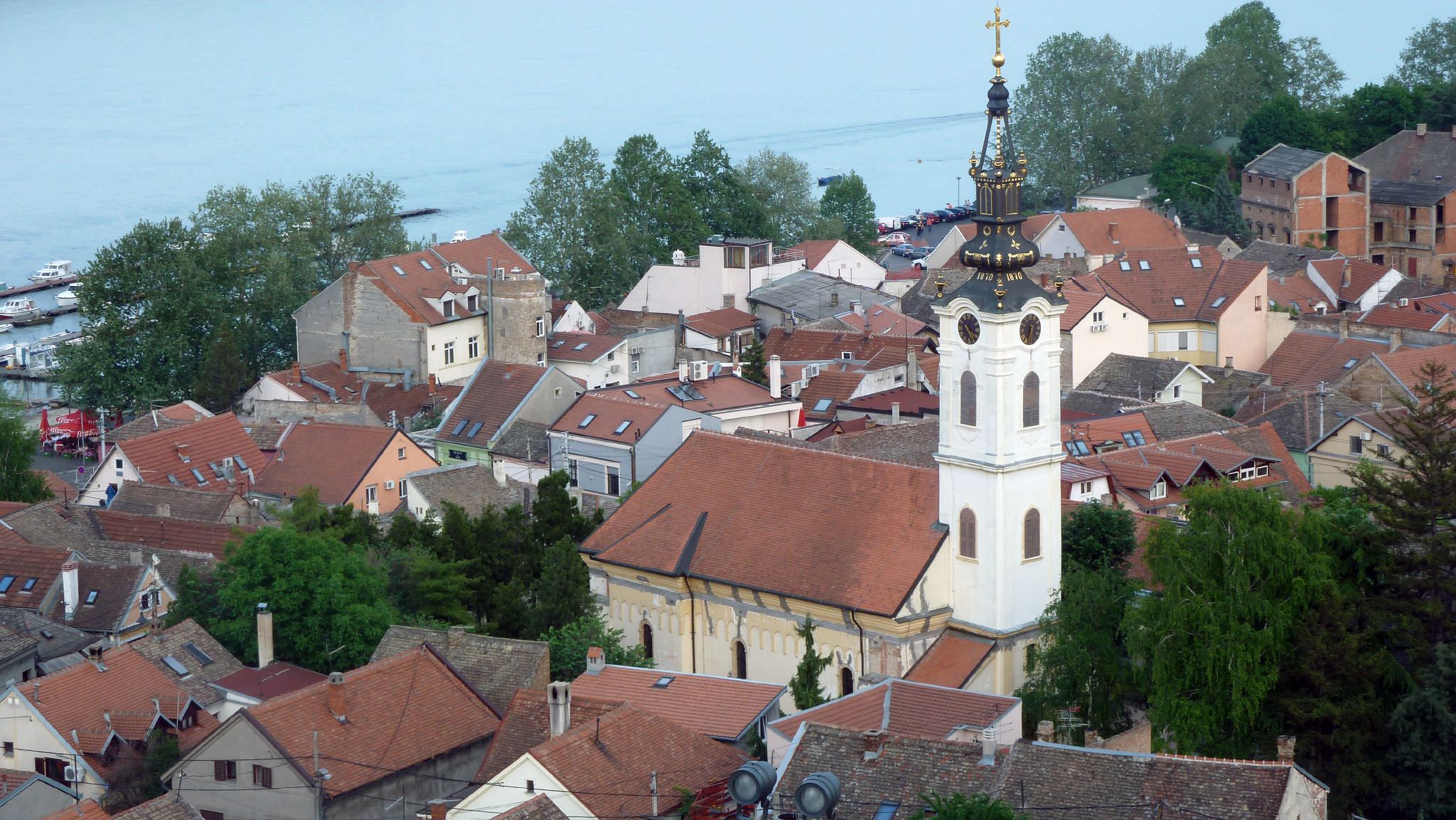 Η θέα από τον Πύργο της χιλιετίας, Gardoš - Zemun