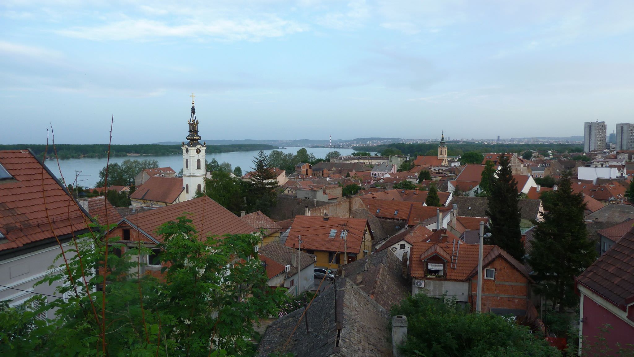 Η θέα από τον Πύργο της χιλιετίας, Gardoš - Zemun