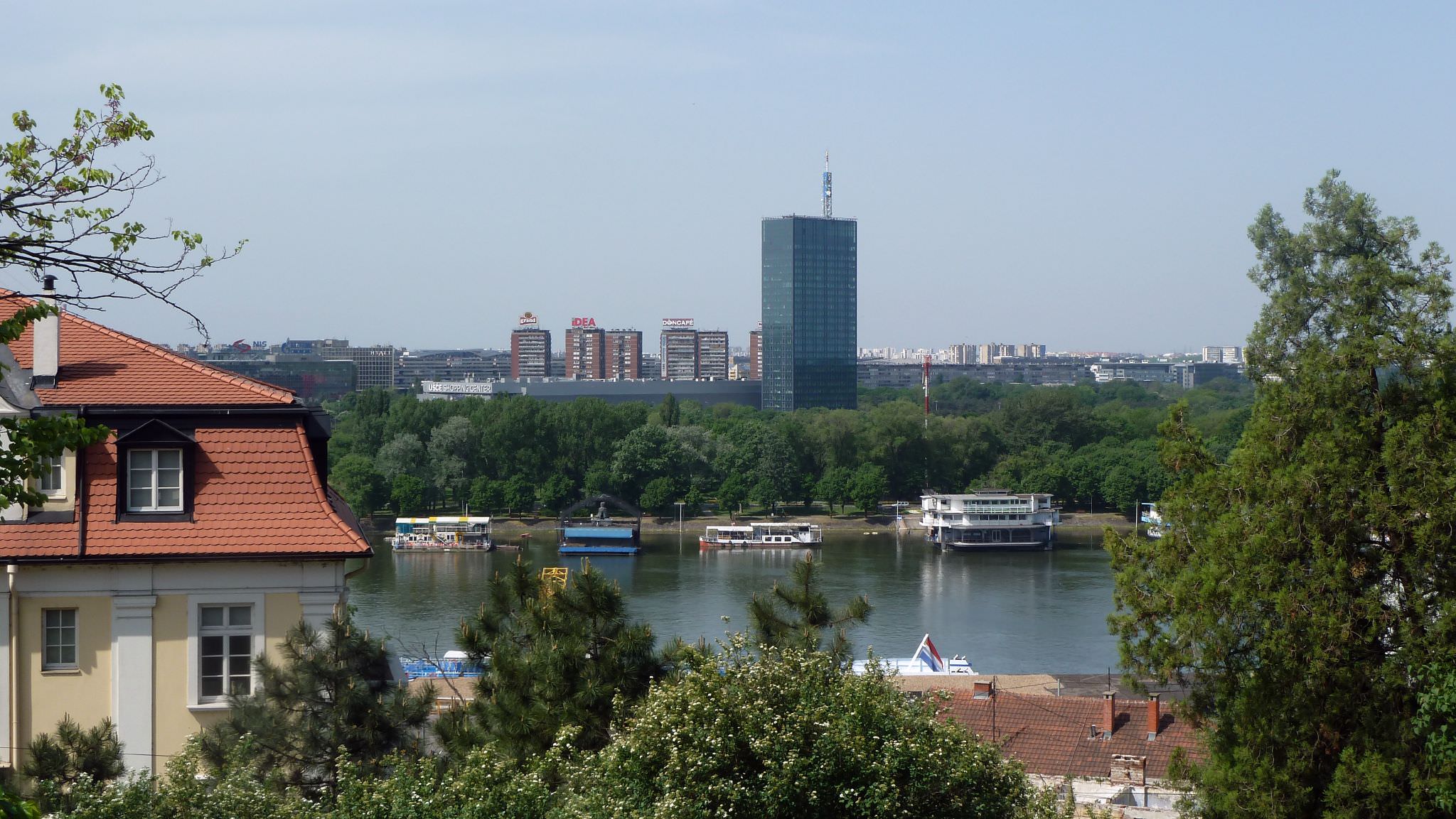 Η θέα από το φρούριο Kalemegdan