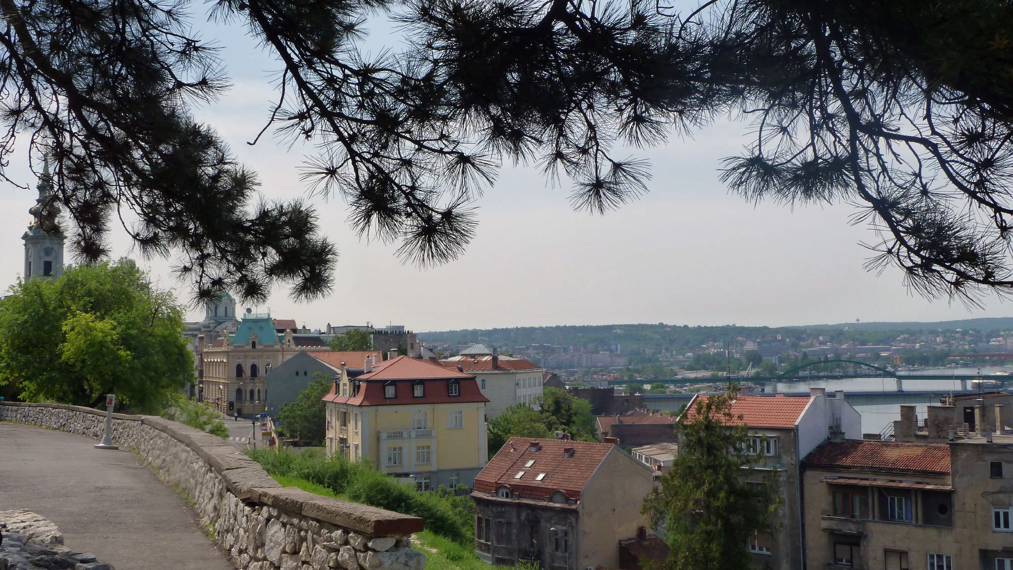 Η θέα από το φρούριο Kalemegdan