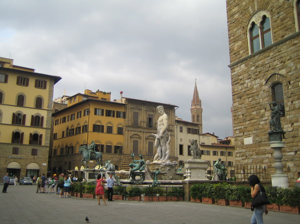 Η κρήνη του Ποσειδώνα, Piazza della Signoria