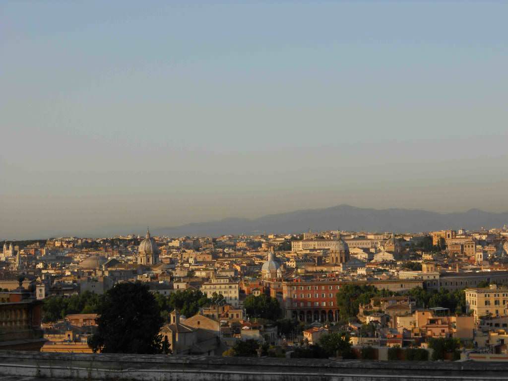 Θέα της Ρώμης από το Τζανίκολο