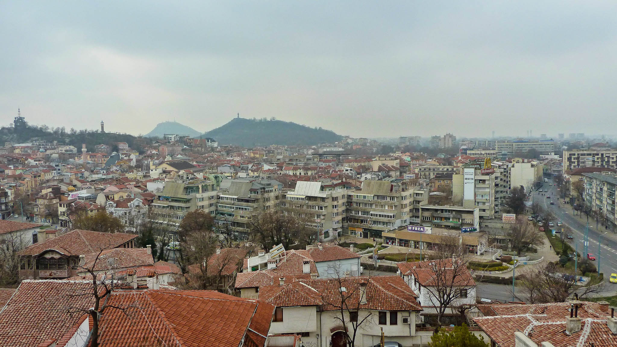 Πανοραμικά από τον λόφο Nebet tepe