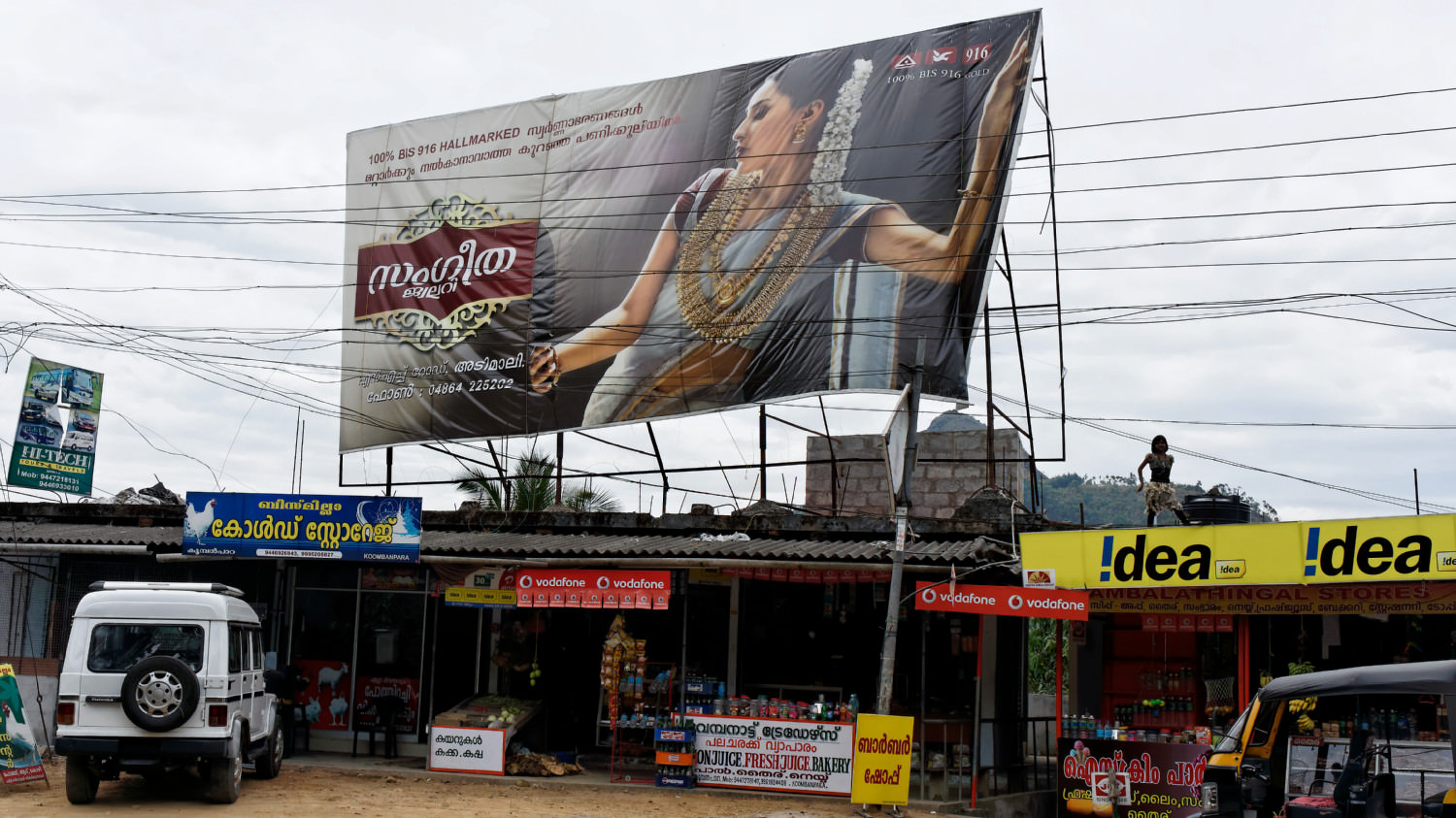 Παραδοξότητες στο δρόμο προς Munnar, Kerala