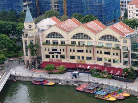 Πρωινό στο Clarke Quay