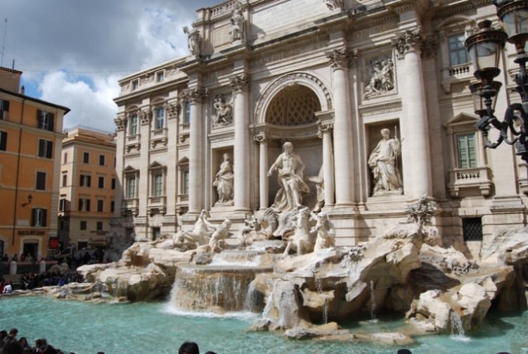 Ρώμη fontana di trevi