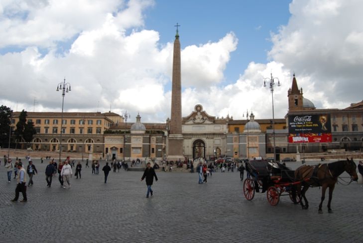 Ρώμη piazza del popolo