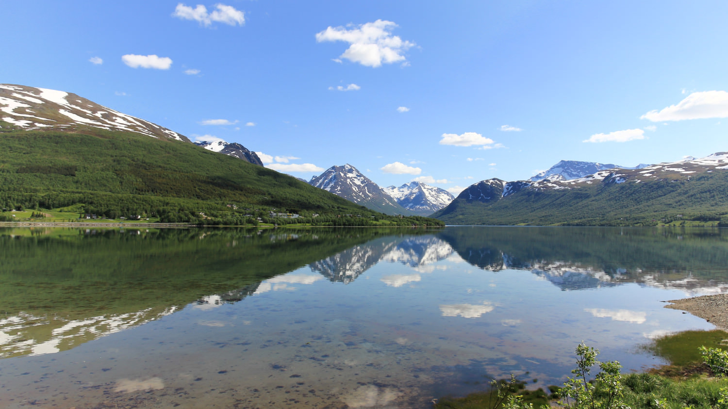 Στο δρόμο από Tromso προς το νησί Senja