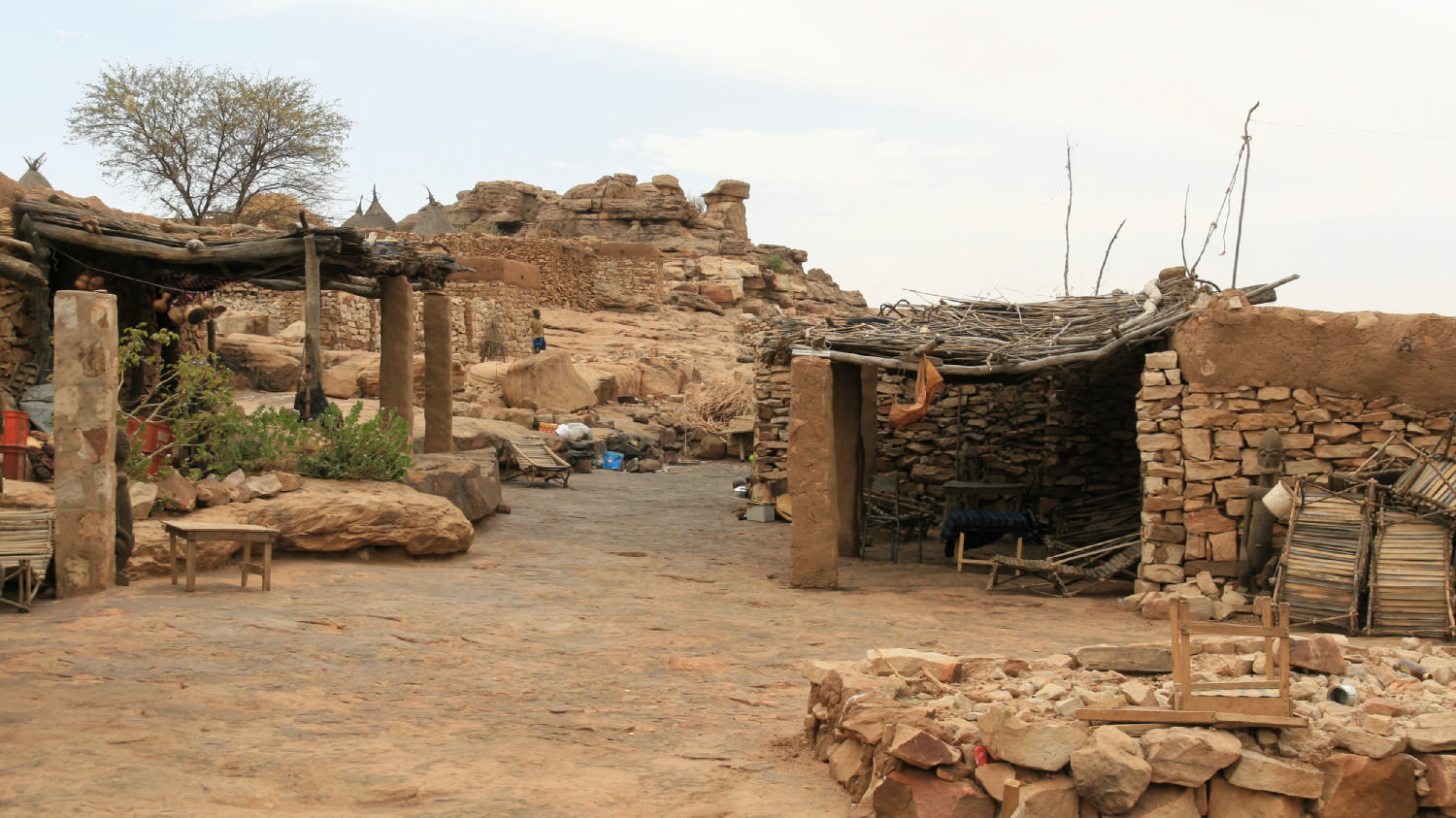 Το...ξενοδοχείο μας.
Xώρα των Dogon (UNESCO)