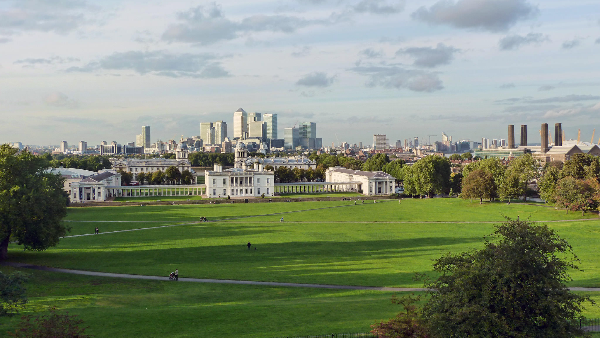 Το Canary Wharf από Greenwich