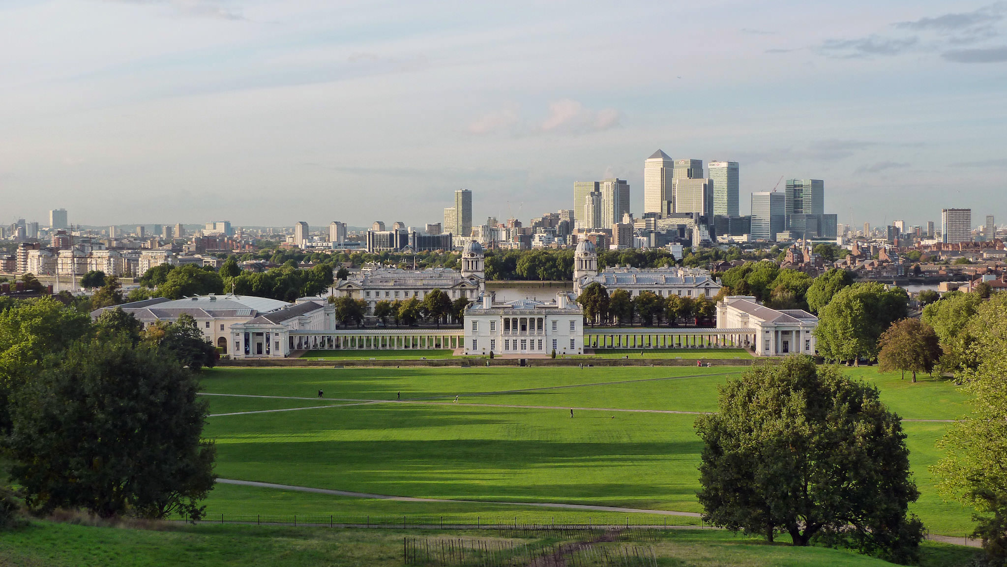 Το Canary Wharf από Greenwich