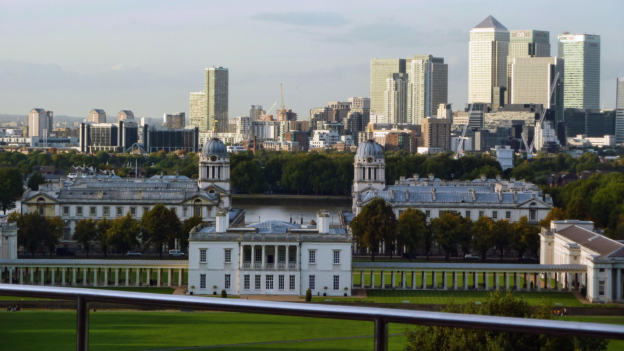 Το Canary Wharf από Greenwich