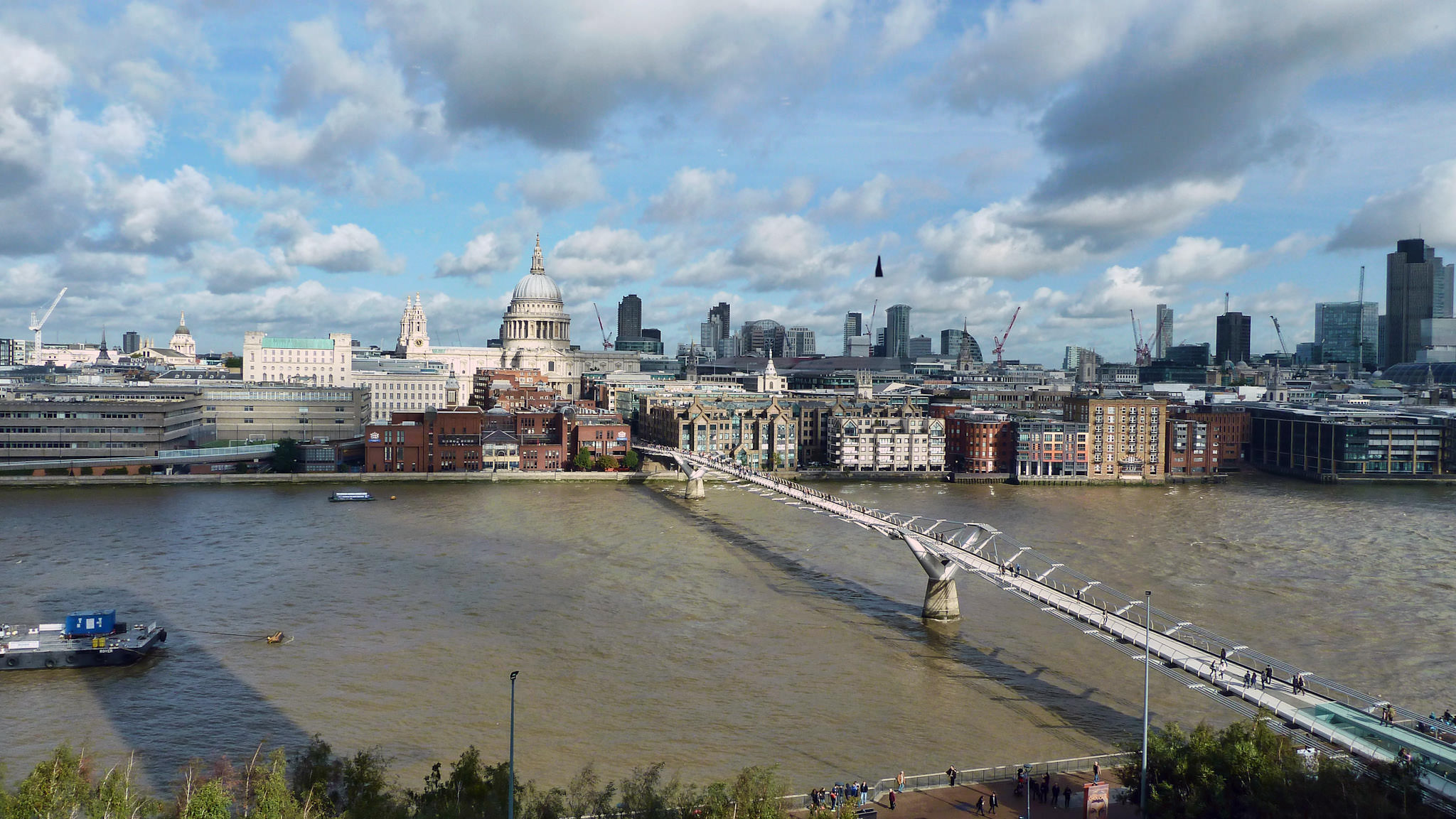 η θέα απο την Tate Modern