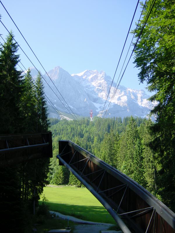 002 Departure cablecar viewing Zugspitze