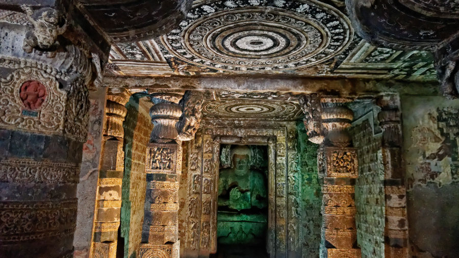 Ajanta caves, Maharashtra
Μνημείο Πaγκόσμιας Πολιτιστiκής Kληρονομιάς της UNESCO