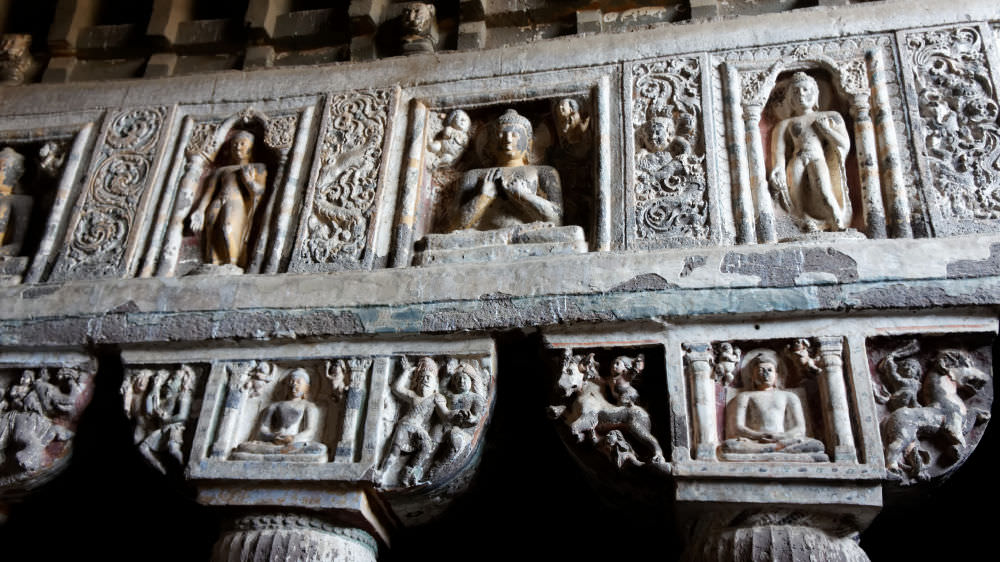 Ajanta caves, Maharashtra
Μνημείο Πaγκόσμιας Πολιτιστiκής Kληρονομιάς της UNESCO