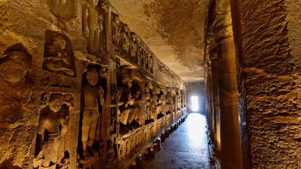 Ajanta caves, Maharashtra
Μνημείο Πaγκόσμιας Πολιτιστiκής Kληρονομιάς της UNESCO