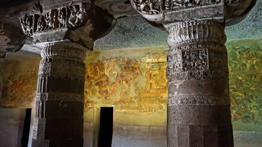 Ajanta caves, Maharashtra
Μνημείο Πaγκόσμιας Πολιτιστiκής Kληρονομιάς της UNESCO