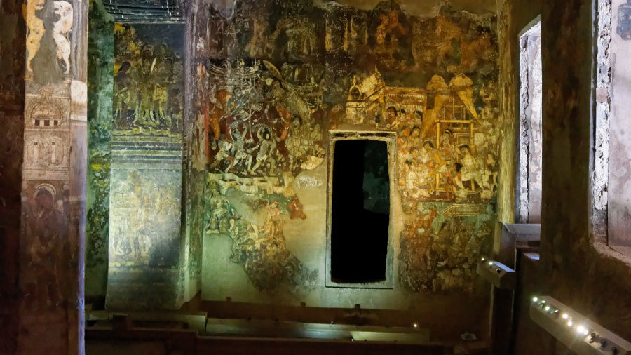 Ajanta caves, Maharashtra
Μνημείο Πaγκόσμιας Πολιτιστiκής Kληρονομιάς της UNESCO