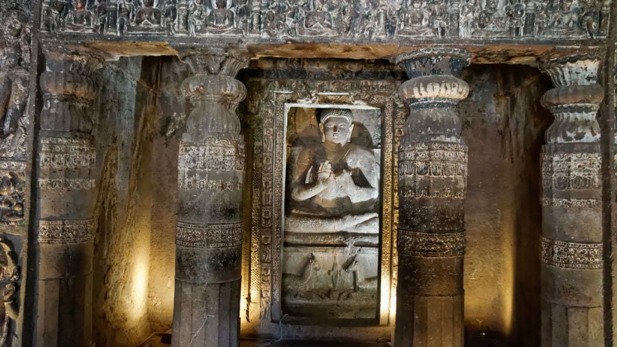 Ajanta caves, Maharashtra
Μνημείο Πaγκόσμιας Πολιτιστiκής Kληρονομιάς της UNESCO