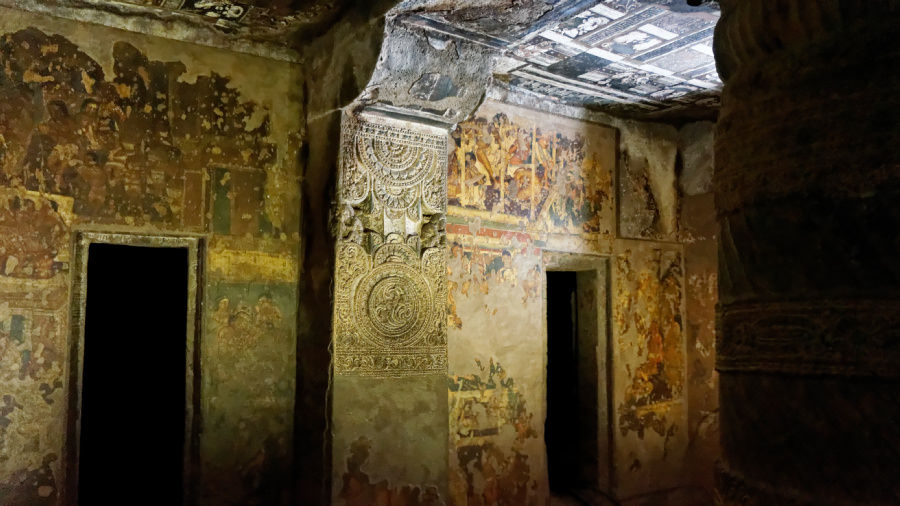 Ajanta caves, Maharashtra
Μνημείο Πaγκόσμιας Πολιτιστiκής Kληρονομιάς της UNESCO